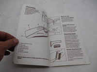 Vintage Hoover Help-Mate Cleaner Vacuum Cleaner Owner's Manual Book