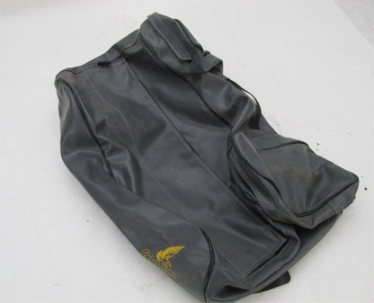 Vintage Add On Accessories Grey Motorcycle Universal Tail Duffel Travel Bag