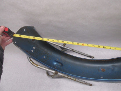 Triumph T100 T120 Blue Original Paint Rear Fender with Grab Handle