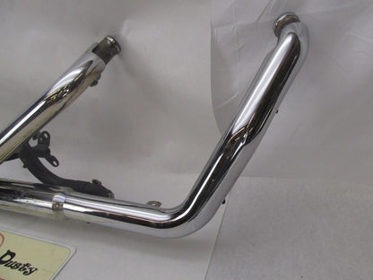 Harley Davidson Softail Exhaust System w/ Aftermarket Slash Cut Slip Ons #1