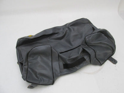 Vintage Add On Accessories Grey Motorcycle Universal Tail Duffel Travel Bag