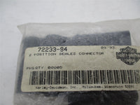 Lot of 5 Harley Davidson Genuine NOS 2-Way Black Connector Pin 72233-94