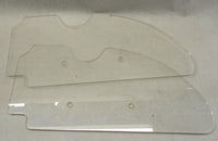 Harley Davidson Plexiglass Windshield Wind Deflectors