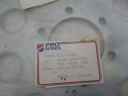 Suzuki 428 Pro Series Rear Sprocket 59T K22-3848 64511-41330