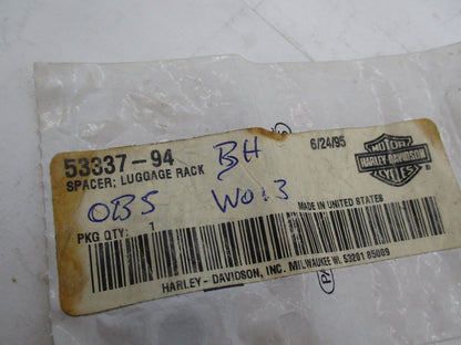 Harley Davidson Genuine NOS Luggage Rack Spacer 53337-94
