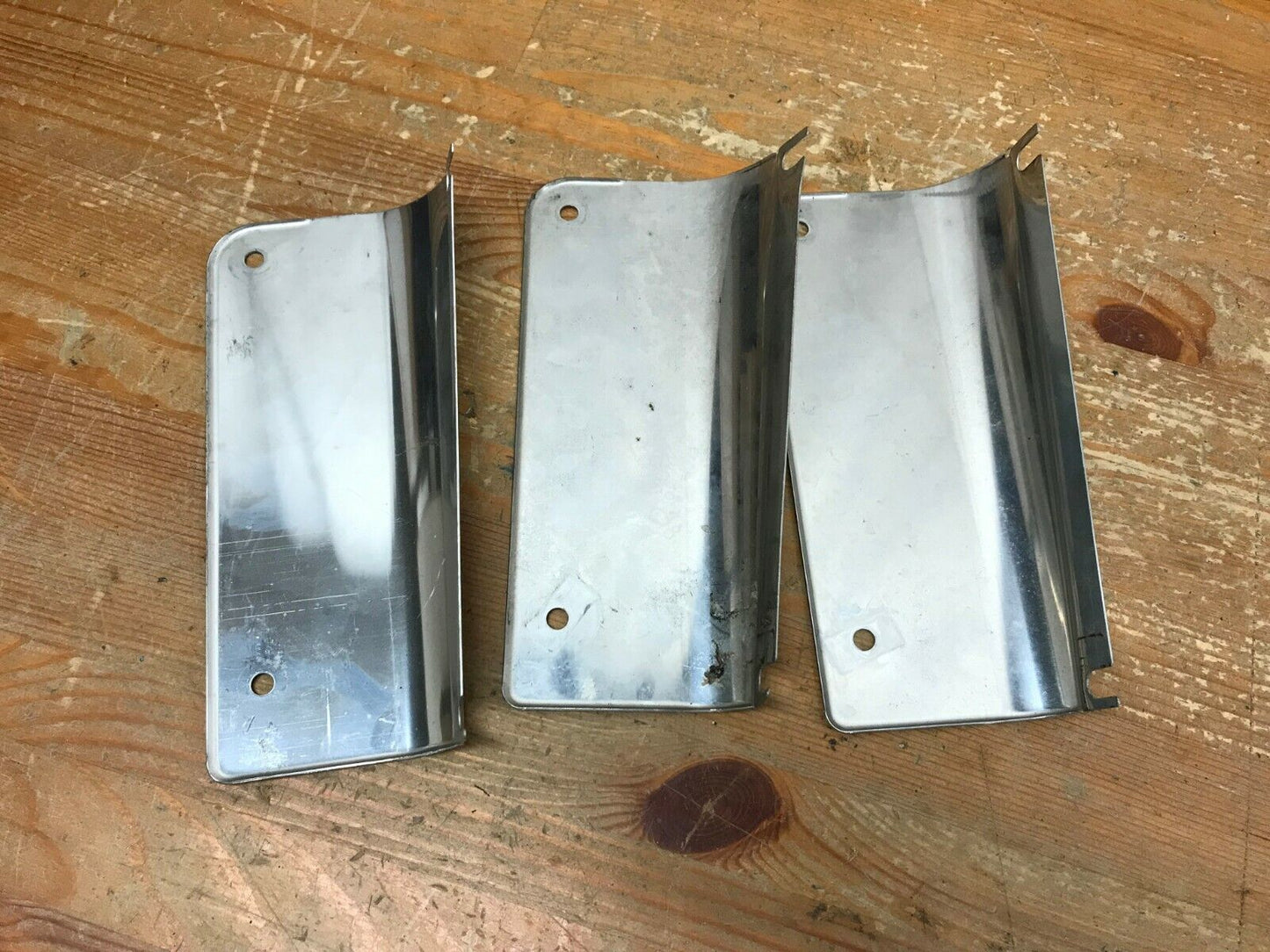 Lot of 3 Harley Chrome Fork Right side Covers 1986+ 67890-91A Fatboy Softail