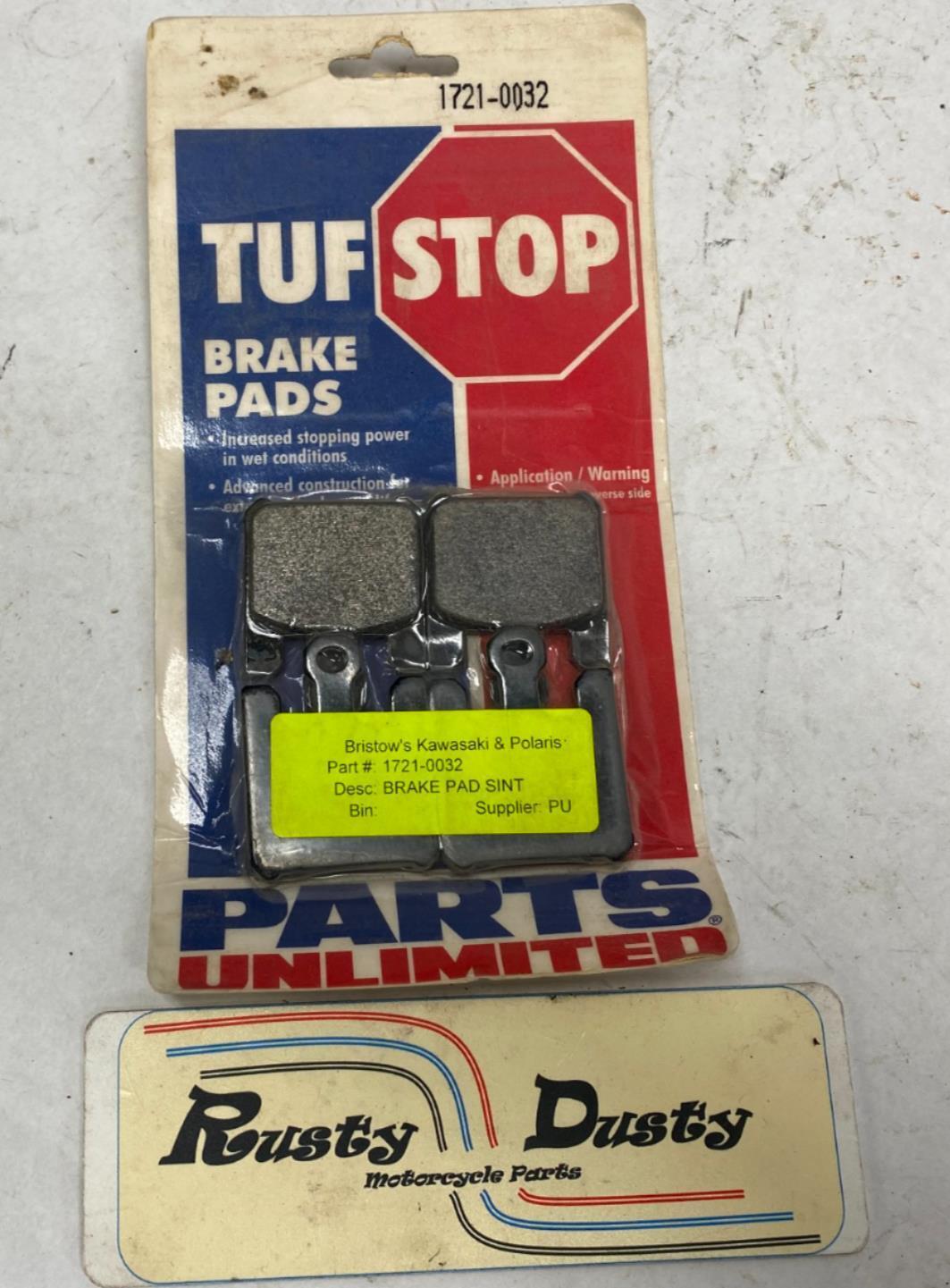Tuf Stop Brake Pads 1721-0032 Kawasaki ZX10R ZX6R ZX12R