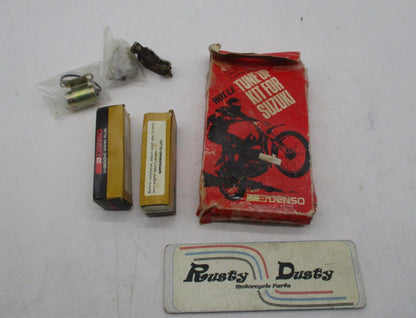 Denso Suzuki Tune Up Kit Points Spark Plugs Condenser W22FS-U