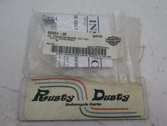 Harley Davidson Genuine NOS Chrome Dyna Belt Guard Hardware Kit 60304-06