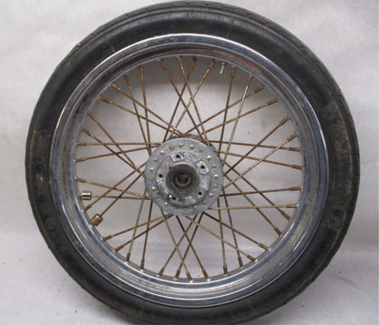 Harley Davidson Narrow Glide 19X3.25 19" x 3.25" Front Dual Disc Wheel w/ Tire