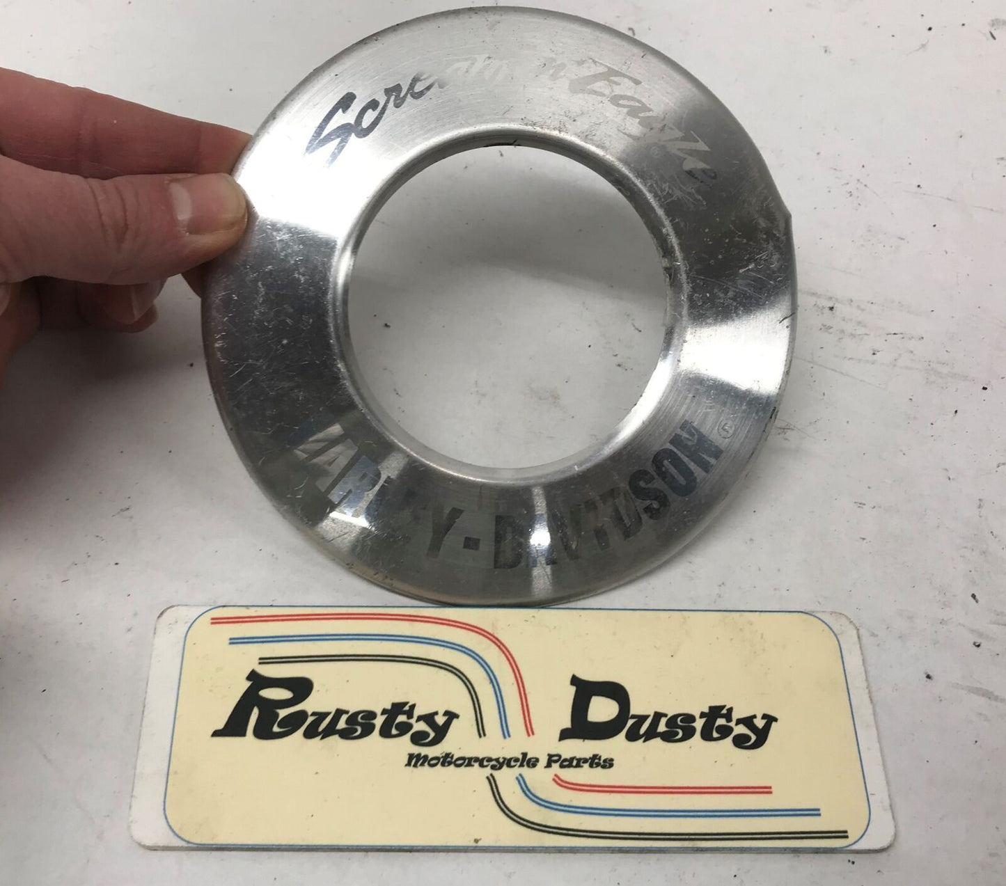 Sold Item Harley Davidson Screamin Eagle EVO Air Cleaner Cover Insert 29384-97