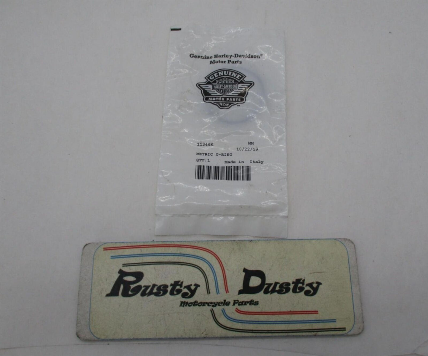 Harley Davidson Genuine NOS Metric O-Ring 11346K