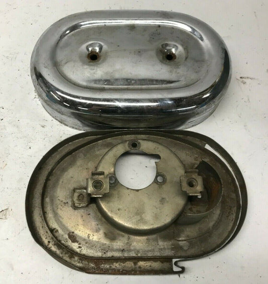 HARLEY SPORTSTER IRONHEAD 1966-69 AIR CLEANER Intake Backing plate & Cover