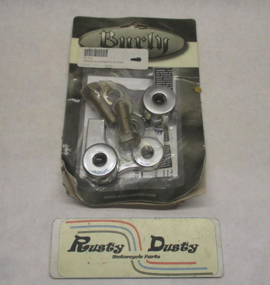 White Brothers 28-22007CH Chrome Rear Chrome Lowering Kit Harley Dyna 2007