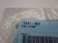 Lot of 2 Harley Davidson Buell Genuine NOS 15 AMP Fuses 72441-99Y