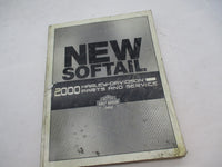 Harley Davidson Official Factory 2000 NEW Softail Parts & Service Manual Book