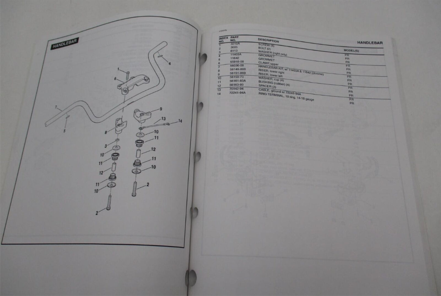 Harley Davidson Official Factory 2009 FLHTCUSE Model Parts Catalog  99428-09