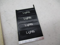 Lot of 4 Harley Davidson Genuine NOS Handlebar Lights Switch Labels 46912-77