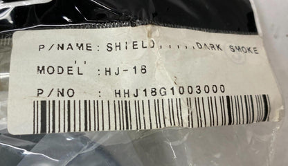 HJC Helmet Dark Smoke Shield Visor HJ-18 HHJ18G1003000