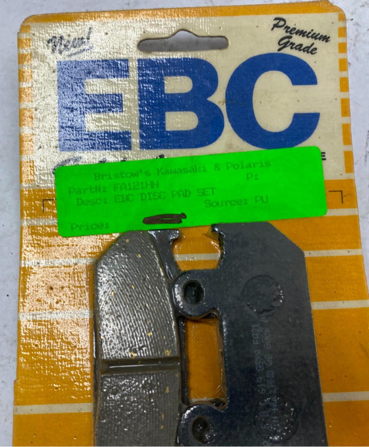 EBC FA121HH / FA121E Brake Pads Honda CBR600F Hurricane