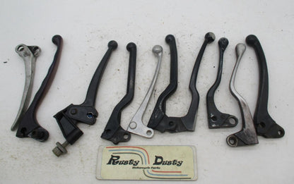 Large Mixed Lot of Vintage Motorcycle Hand Brake & Clutch Control Levers