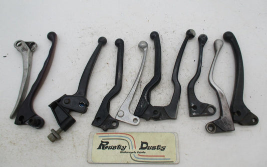 Large Mixed Lot of Vintage Motorcycle Hand Brake & Clutch Control Levers