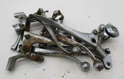 Large Mixed Lot of Vintage Motorcycle Hand Control Levers Brake Clutch