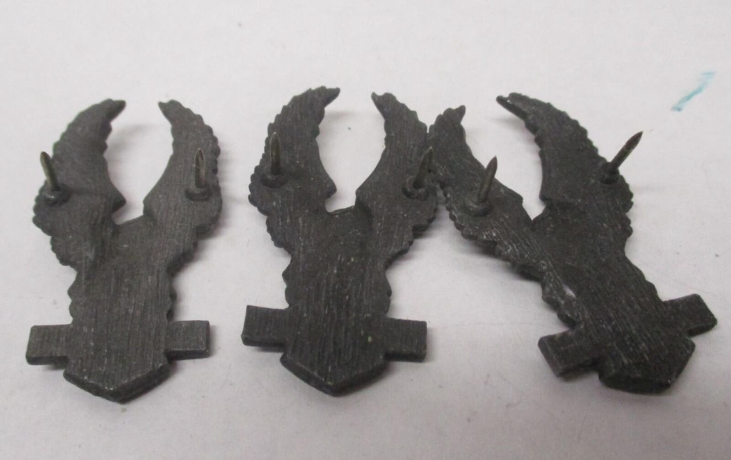 Lot of (3) Honda Suzuki Motorcycle Eagle Jacket Vest Pins No Backs