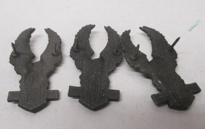 Lot of (3) Honda Suzuki Motorcycle Eagle Jacket Vest Pins No Backs