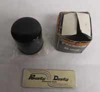 Custom Chrome Harley Davidson Premium Oil Filter Black 25-542