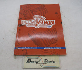 Harley Davidson Viola V-Twin S&S Service Parts Book Catalog