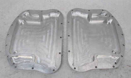 Pair of Harley Davidson Billet Aluminum Panhead Style Rocker Box Covers