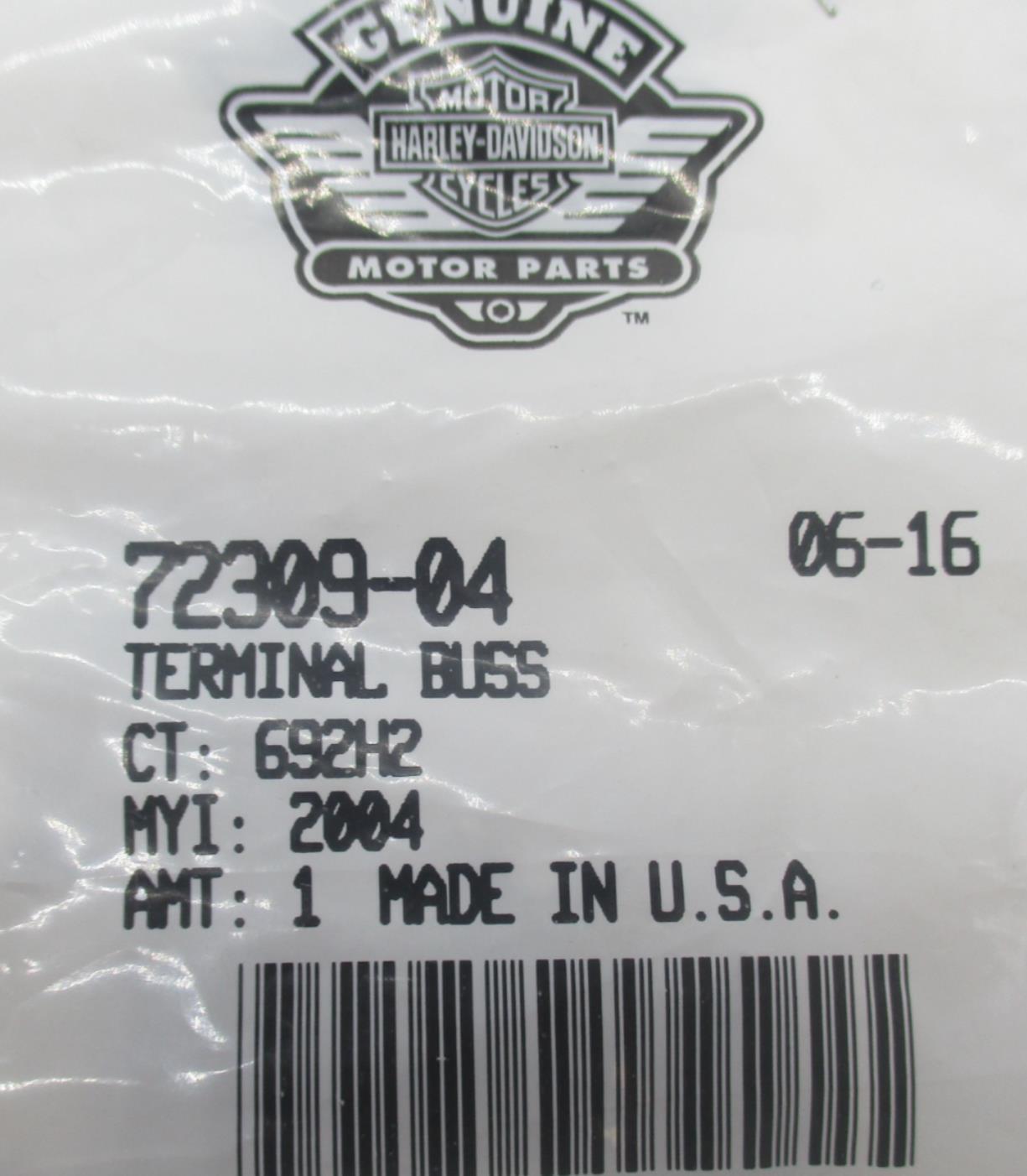 Harley Davidson Genuine NOS Terminal Buss OEM 72309-04