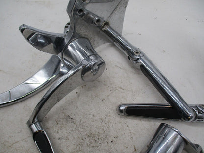Set of Chrome Custom Forward Control Set for Harley Davidson Softail