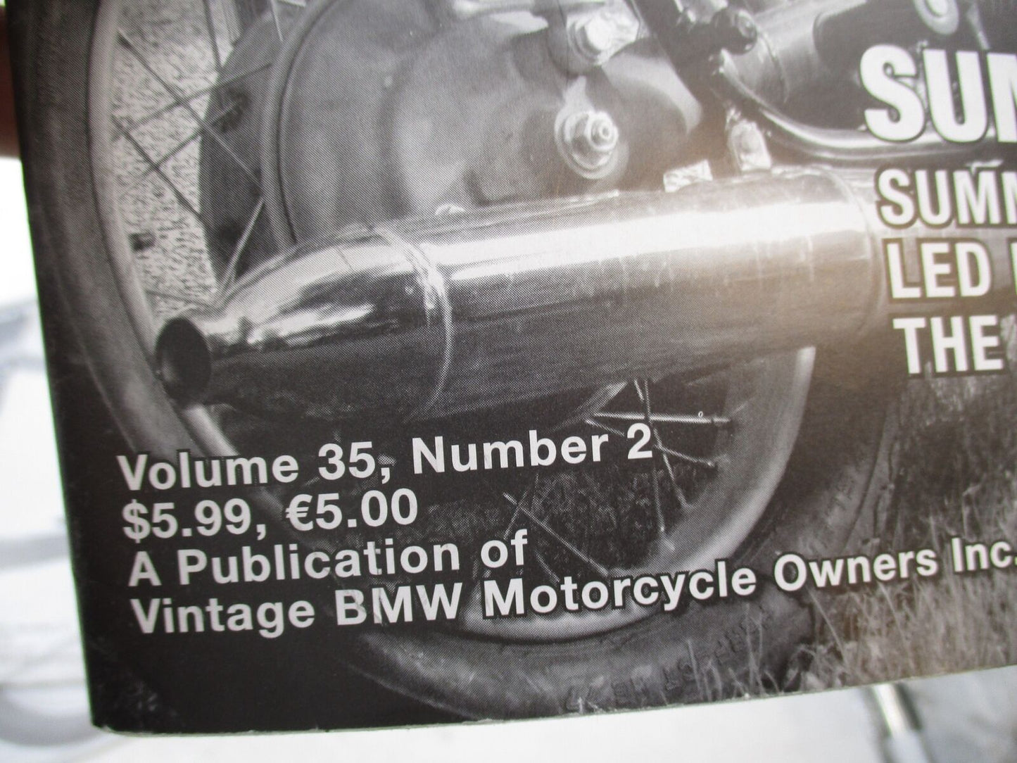 Complete Set of 4 The Vintage BMW Motorcycle Magazines Volume 35