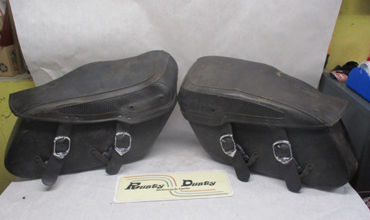 Harley Davidson Genuine Road King Leather Saddlebags 07396 RH 07395 LH