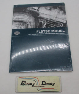 Harley Davidson FLSTSE 2010 Model Factory Service Manual Supplement 99494-10