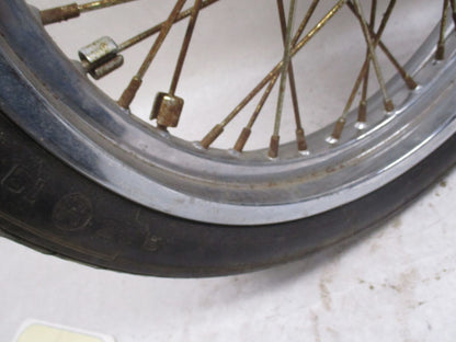 Harley Davidson Narrow Glide 19X3.25 19" x 3.25" Front Dual Disc Wheel w/ Tire