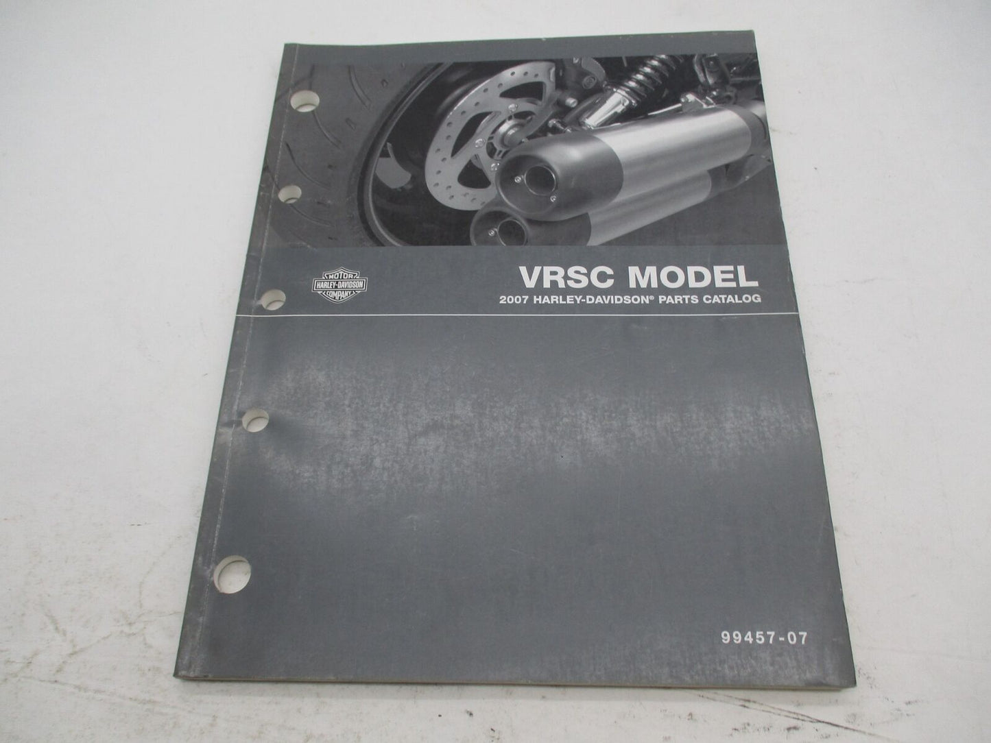 Harley Davidson Genuine Official Factory 2007 VRSC Parts Catalog Book 99457-07