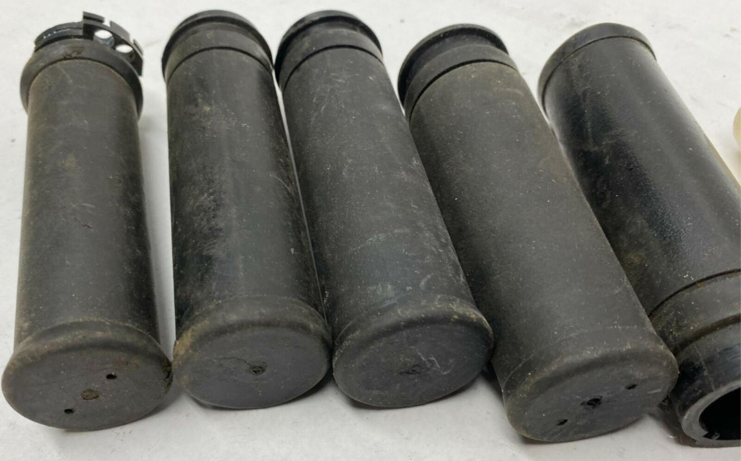 Large Lot of Stock OEM Harley Davidson Handlebar Grips Throttle Tubes