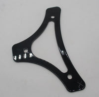 Harley Davidson Black Passenger Sissy Bar Backrest Pad Bracket Mount