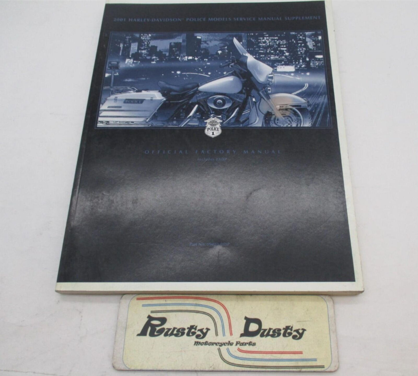 Harley Davidson Official 2001 Police Service Manual Supplement 99483-01SP