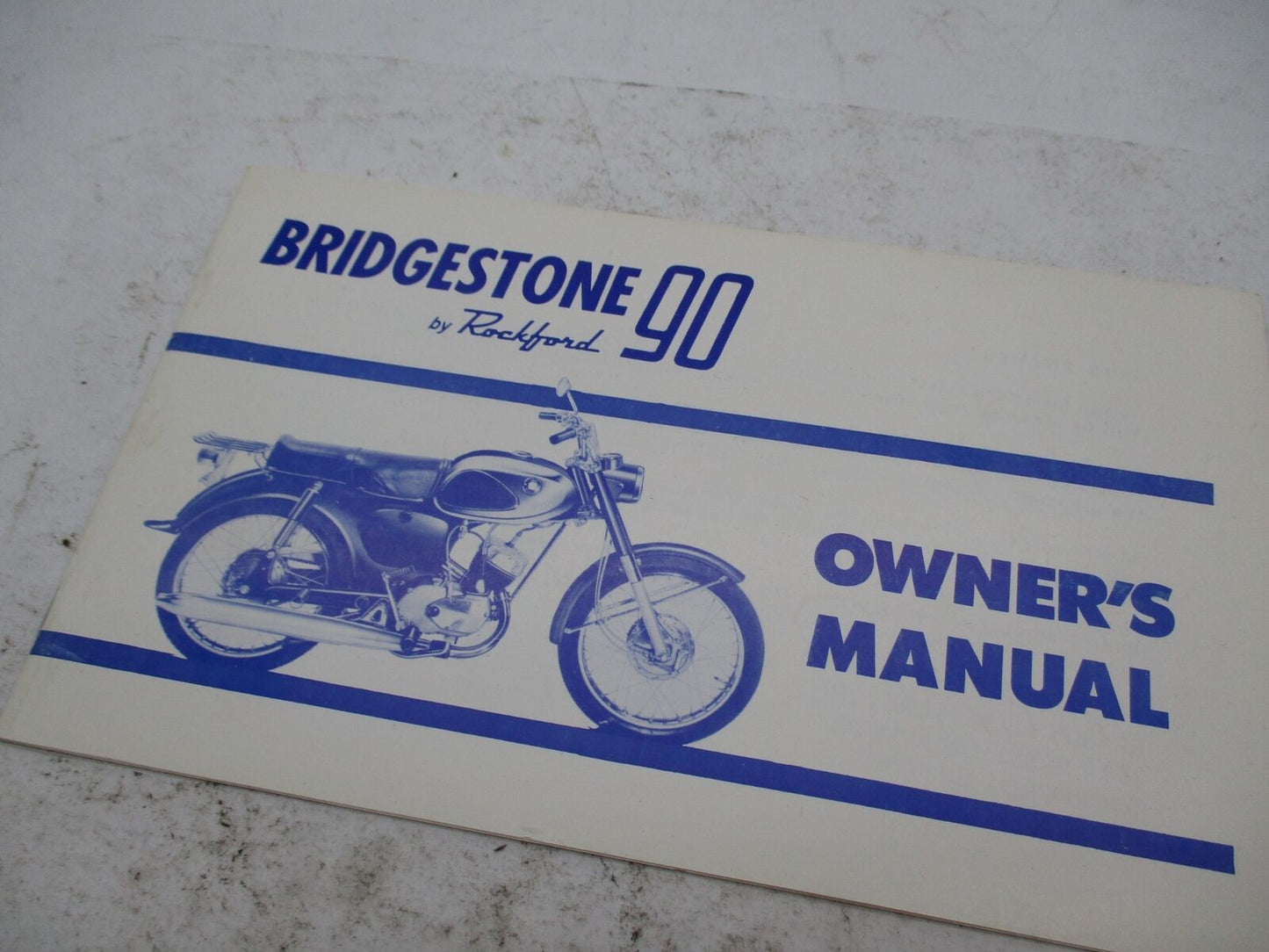 Vintage Original Bridgestone 90 by Rockford Owners Manual Handbook