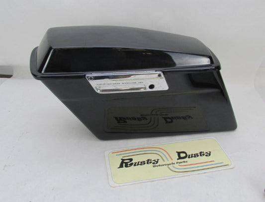 Harley Davidson Genuine NOS Vivid Black Left Hard Saddlebag 90893-95DH