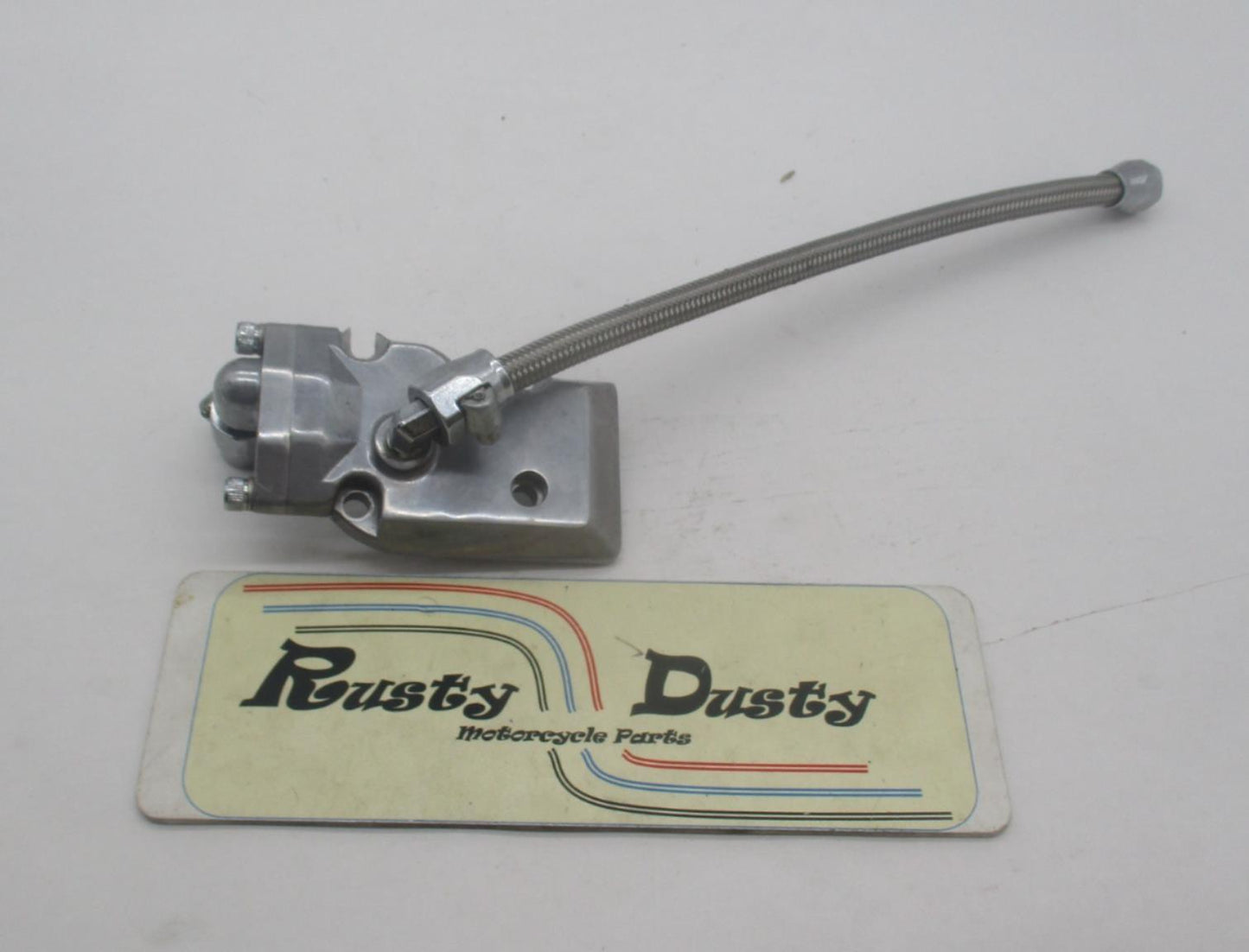 Harley Davidson CCI Custom Chrome Oil Pump Single Side Cover with Oil Line