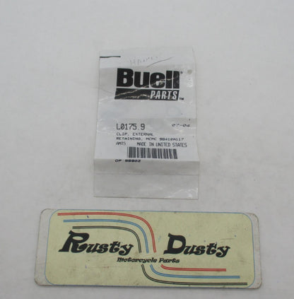 Lot of 6 Buell Harley Genuine NOS External Retaining Clips L0175.9