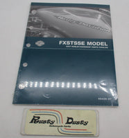 Harley Davidson Official Factory 2007 FXSTSSE Softail Parts Catalog 99458-07