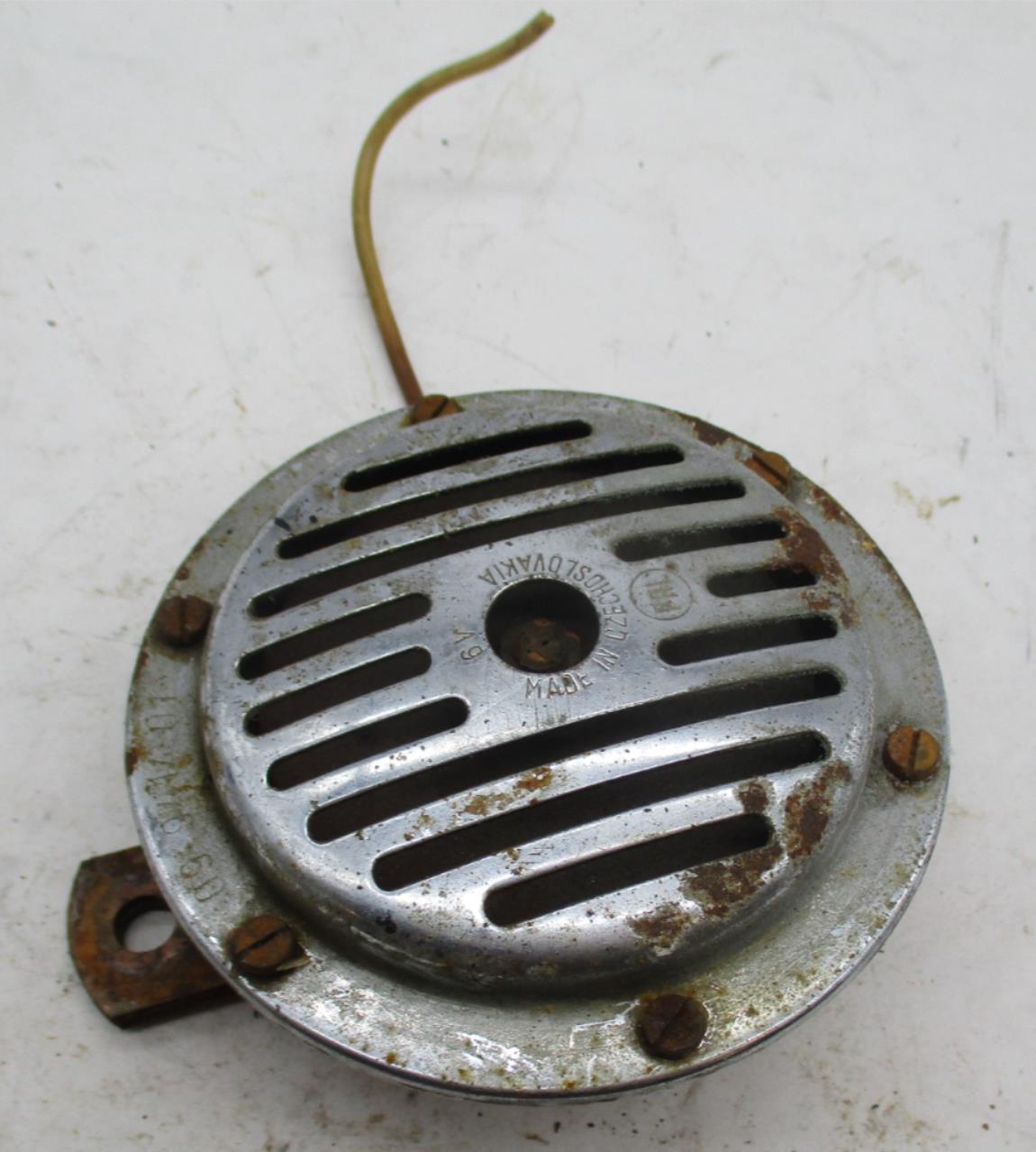 Vintage Original PAL Made In Czechoslovakia 6V Motorcycle Horn