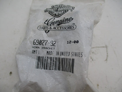 Harley Davidson Genuine NOS Horn Bracket 69027-92