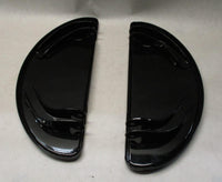 Harley Davidson Half Moon Driver Floorboards Foot Boards Black